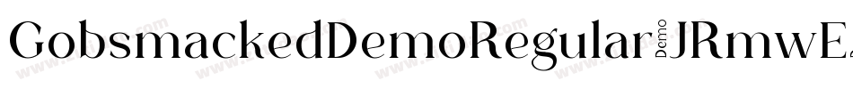GobsmackedDemoRegular-JRmwE字体转换