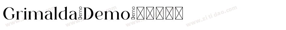 Grimalda-Demo字体转换