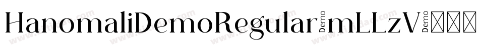 HanomaliDemoRegular-mLLzV字体转换 HanomaliDemoRegular-mLLzV字体转换