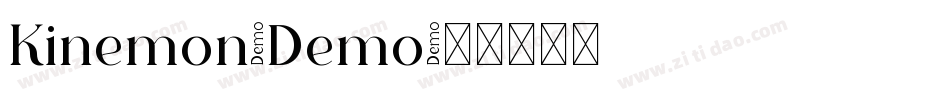 Kinemon-Demo字体转换