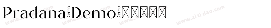 Pradana-Demo字体转换