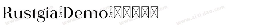 Rustgia-Demo字体转换