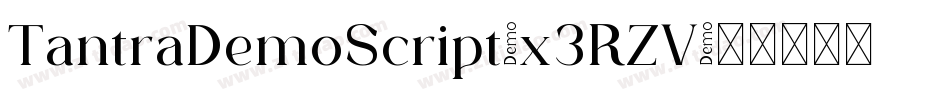 TantraDemoScript-x3RZV字体转换