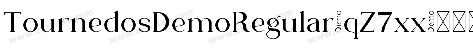TournedosDemoRegular-qZ7xx字体转换 TournedosDemoRegular-qZ7xx字体转换