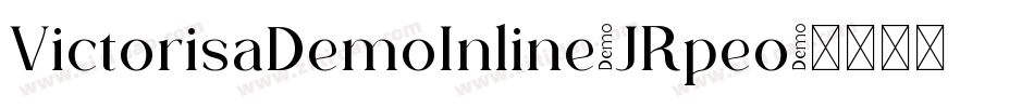 VictorisaDemoInline-JRpeo字体转换