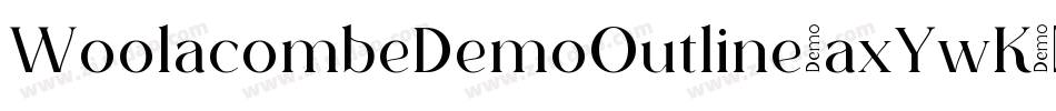WoolacombeDemoOutline-axYwK字体转换 WoolacombeDemoOutline-axYwK字体转换