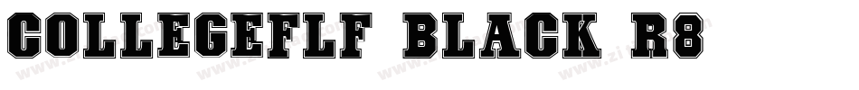 CollegeFLF-Black.R8字体转换