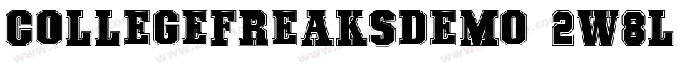 CollegeFreaksDemo-2w8l字体转换