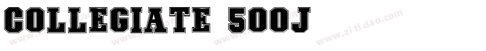 Collegiate-5Ooj字体转换