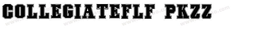 Collegiateflf-PKZZ字体转换