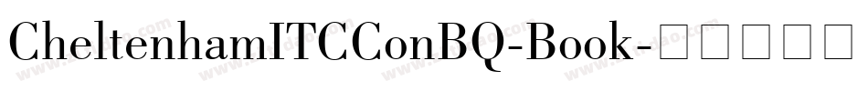 CheltenhamITCConBQ-Book字体转换