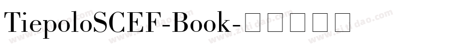 TiepoloSCEF-Book字体转换