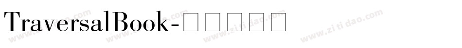 TraversalBook字体转换