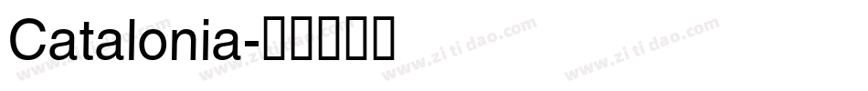 Catalonia字体转换
