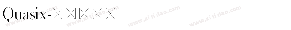 Quasix字体转换