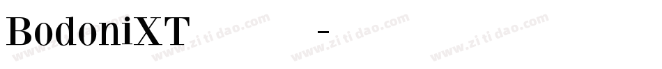 BodoniXT手机版字体转换