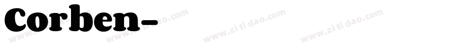 Corben字体转换