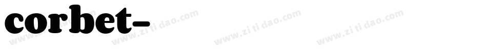 corbet字体转换