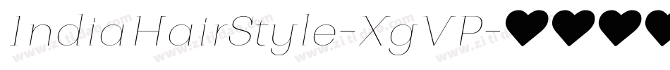 IndiaHairStyle-XgVP字体转换