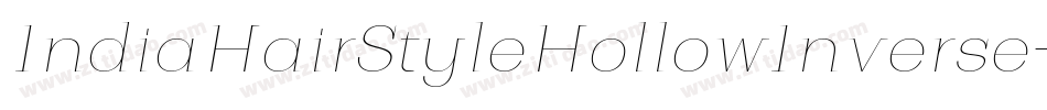 IndiaHairStyleHollowInverse-lwp0字体转换