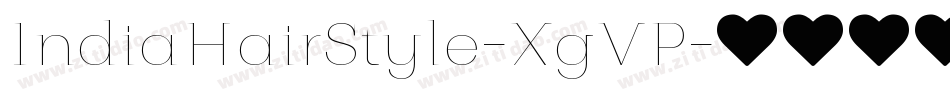 IndiaHairStyle-XgVP字体转换