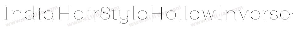 IndiaHairStyleHollowInverse-lwp0字体转换