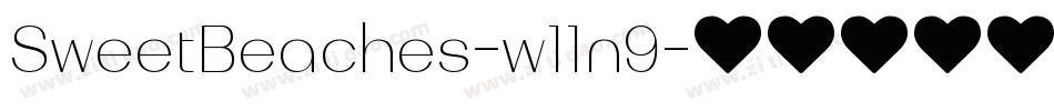 SweetBeaches-w11n9字体转换