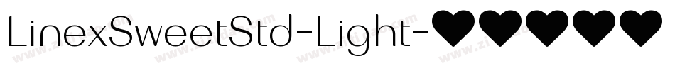 LinexSweetStd-Light字体转换