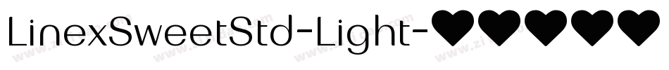 LinexSweetStd-Light字体转换