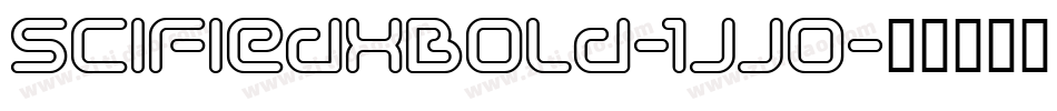 SciFiedXBold-1jj0字体转换