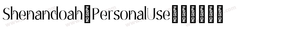 Shenandoah_PersonalUse字体转换