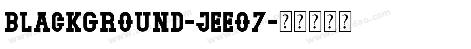 Blackground-jEEo7字体转换