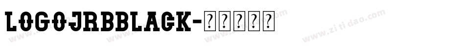 logojrbblack字体转换