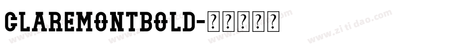 ClaremontBold字体转换