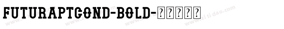 FuturaPTcond-Bold字体转换