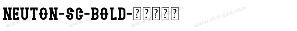 Neuton-SC-Bold字体转换
