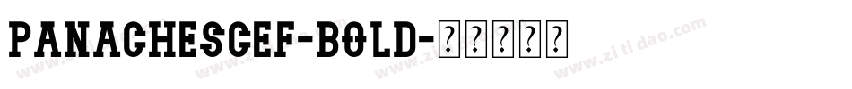 PanacheSCEF-Bold字体转换