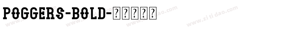 Poggers-Bold字体转换