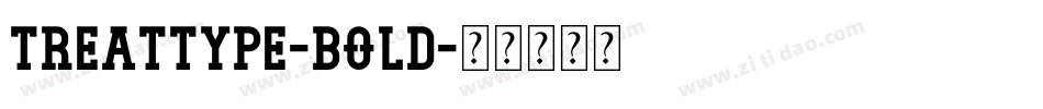 Treattype-Bold字体转换