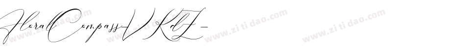 FloralCompass-VKdZ字体转换