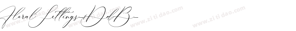 FloralSettings-1DdB字体转换