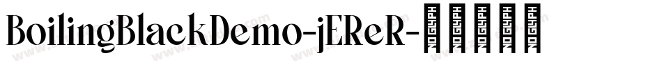 BoilingBlackDemo-jEReR字体转换