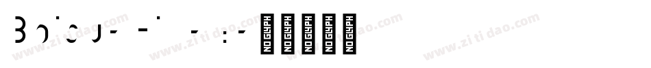 Boisu-Fill-4字体转换
