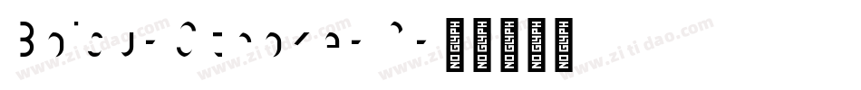 Boisu-Stroke-2字体转换