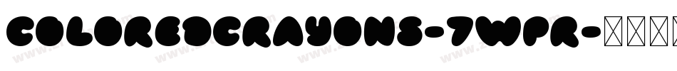 ColoredCrayons-7wPR字体转换