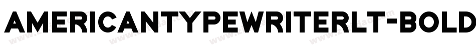 AmericanTypewriterLT-BoldA字体转换