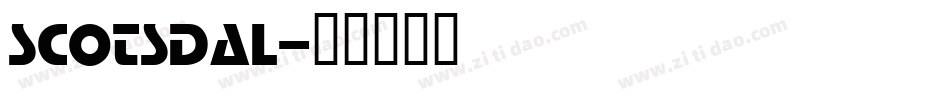 SCOTSDAL字体转换