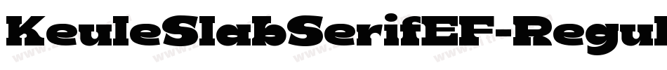 KeuleSlabSerifEF-Regular字体转换