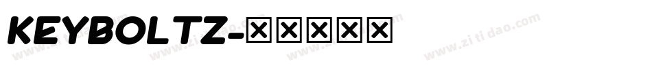 KEYBOLTZ字体转换