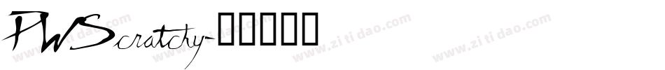 PWScratchy字体转换